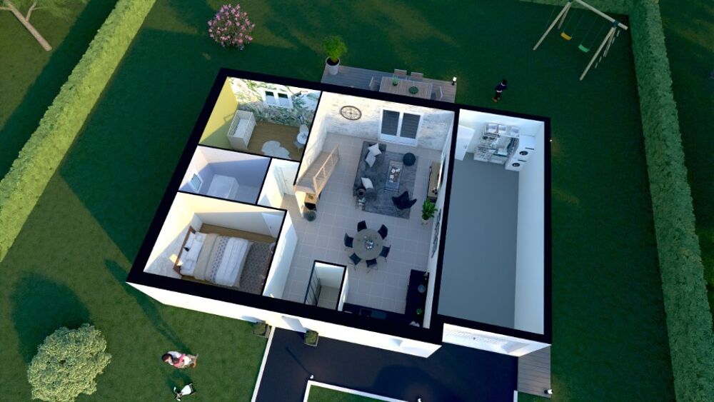 Frichemesnil : maison de 3 pièces (60 m²) à construire.<....
