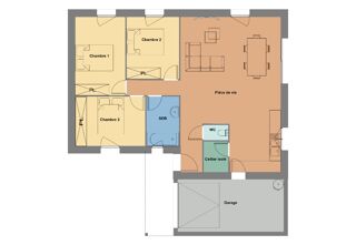  Maison � vendre 4 pi�ces 85 m�