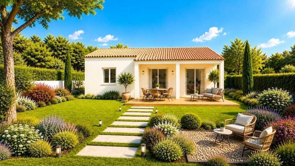 Maison neuve à construire à Les Mages, hors lotissement.....