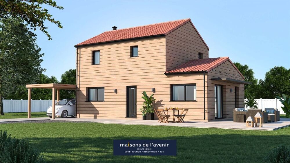 MAISON NEUVE À GORGES AVEC 90 M² A OSSATURE BOIS DE SURF....