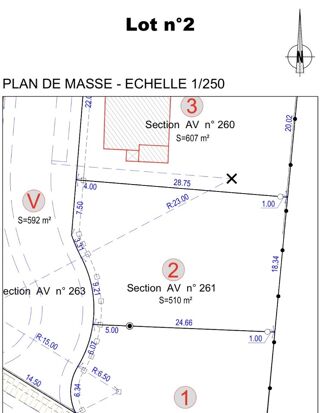 Terrain à vendre 510 m²