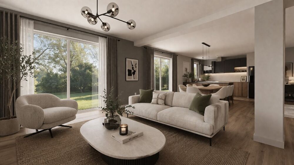 VENTE - Maison F5 neuve de 140 m² à Dommartin (69380)<BR....