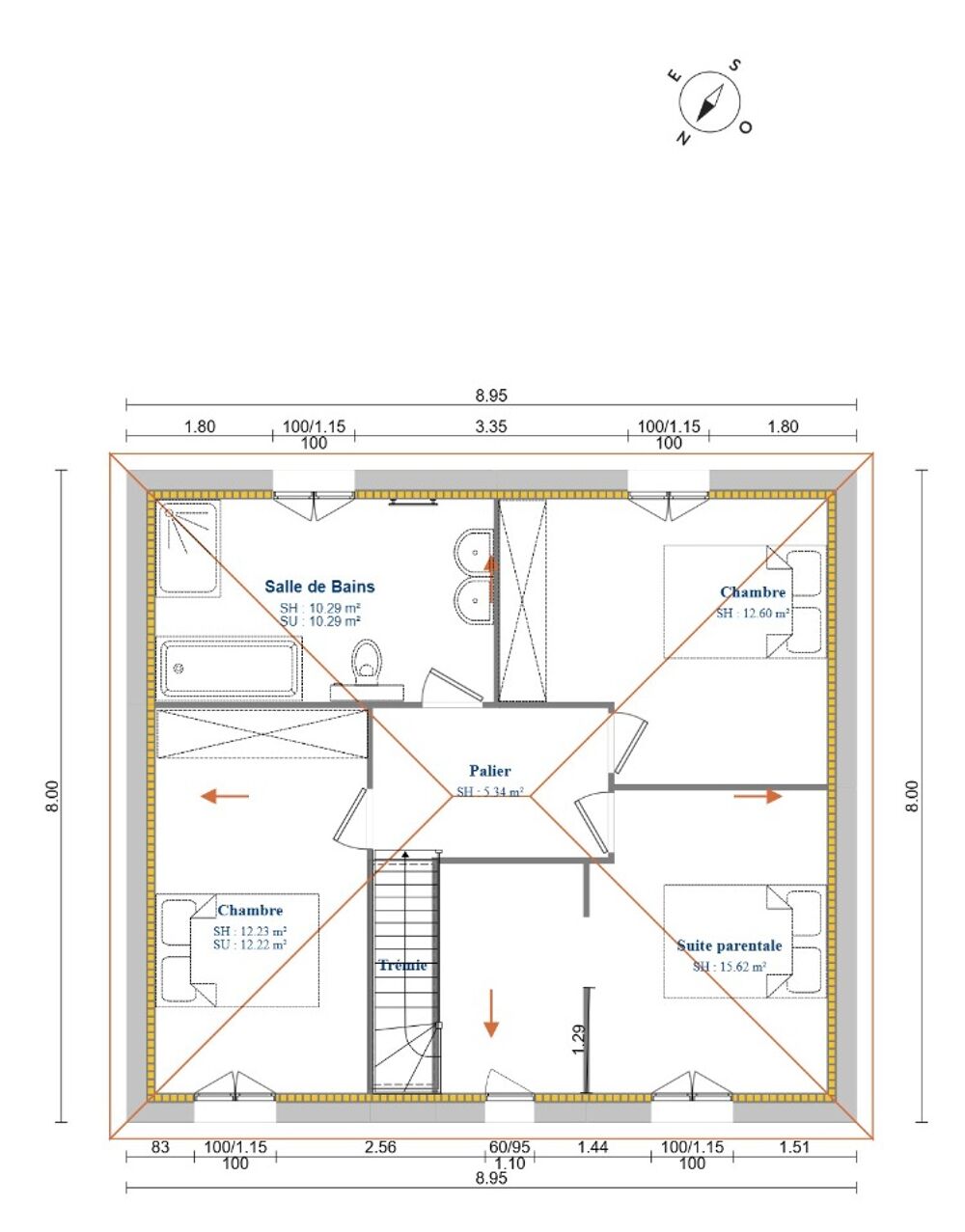 vente Maison - 7 pièce(s) - 115 m² Bueil (27730)
