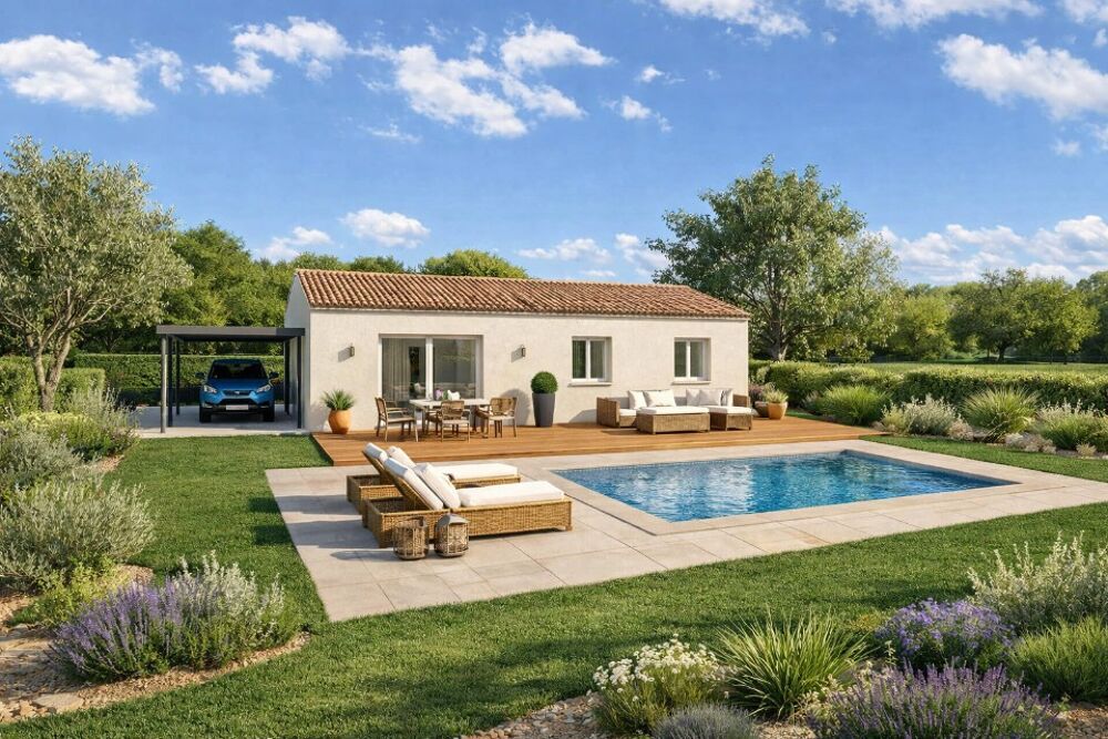 Maison familiale neuve à construire à Beauvoisin proche ....