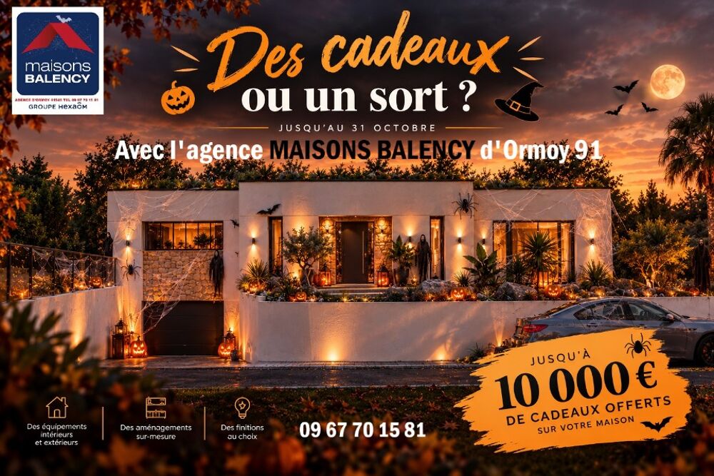 vente Terrain - 1000 m² Mennecy (91540)