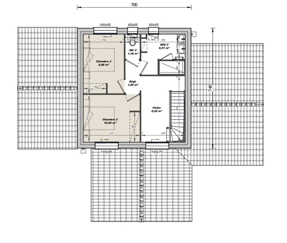 MAISON À CONSTRUIRE 4 PIÈCES DE 118 M² PROCHE DE LA ROCH....