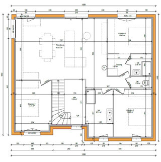  Maison � vendre 3 pi�ces 90 m�