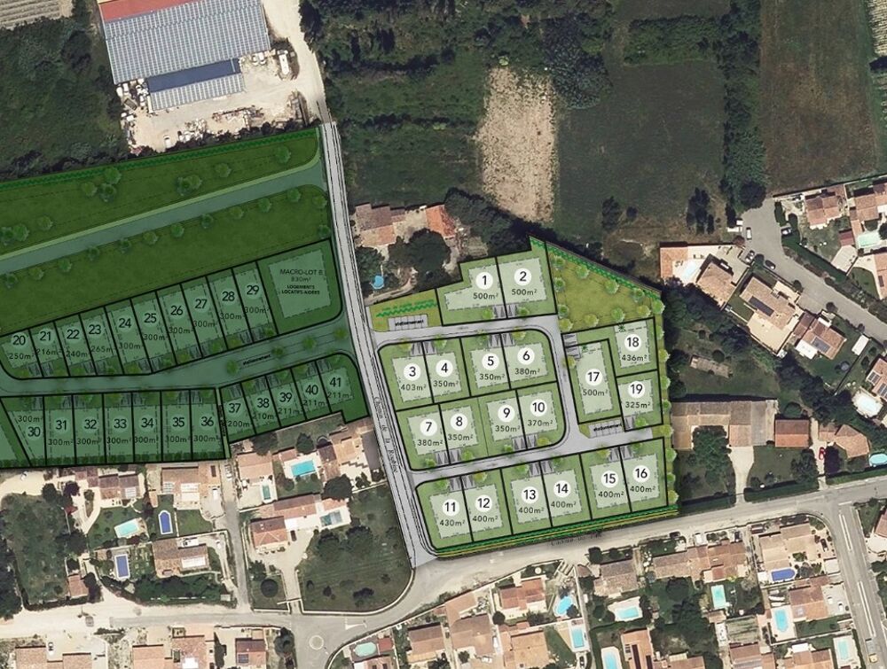 vente Terrain - 436 m² Sénas (13560)