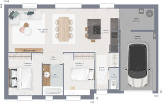  Maison à vendre 4 pièces 70 m²