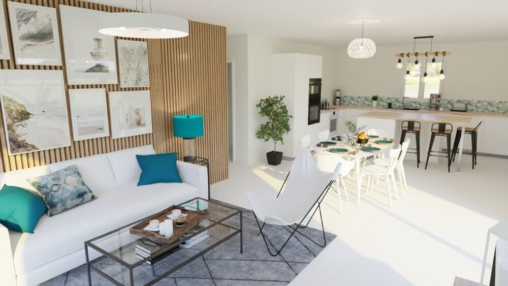 Villa de plain pied de 93m² optimisée pour permettre de ....