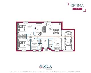  Maison à vendre 3 pièces 65 m²
