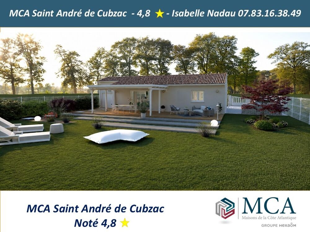 MAISON NEUVE 65 m² + GARAGE - LA LANDE-DE-FRONSAC <B....