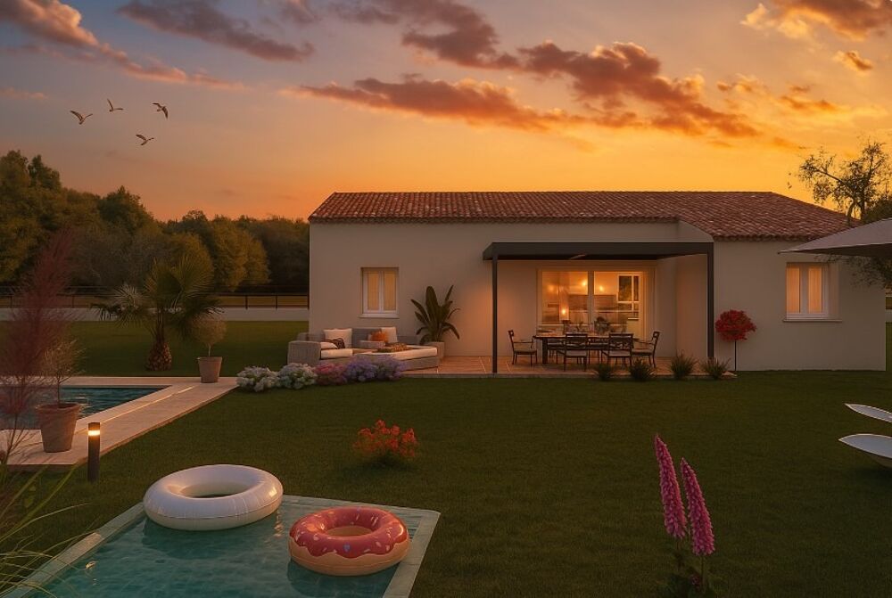 PCA MAISONS vous propose une jolie maison de plain-pied ....
