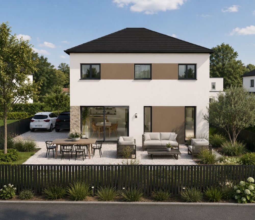 MAISON NEUVE DE 120 M² À HARNES - 5 CHAMBRES - TERRAIN D....