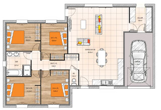  Maison � vendre 5 pi�ces 100 m�