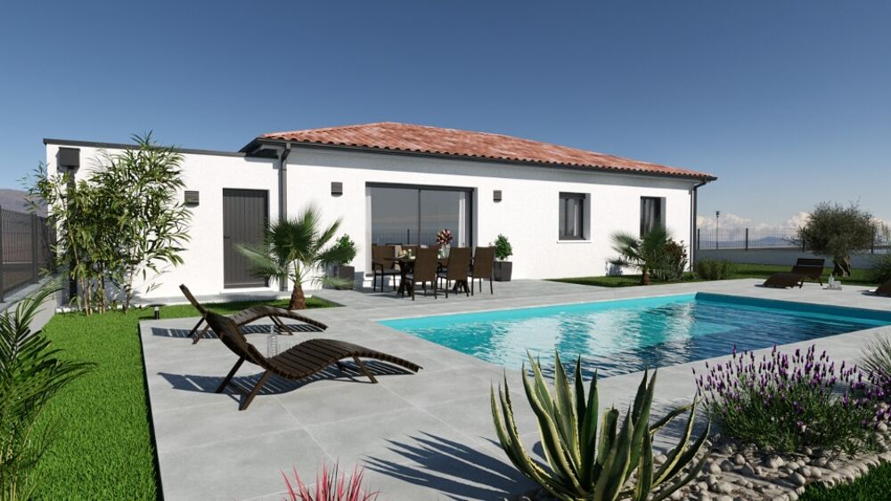 Découvrez cette maison contemporaine de plain-pied de pl....