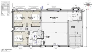  Maison 3 pièces 90 m² Saint-augustin