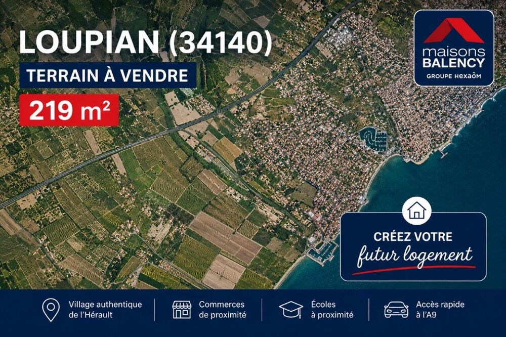 vente Maison - 3 pièce(s) - 85 m² Loupian (34140)