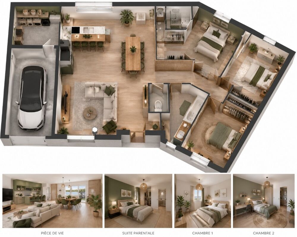 vente Maison - 5 pièce(s) - 90 m² Staple (59190)