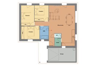  Maison 5 pi�ces 83 m� Inzinzac-lochrist