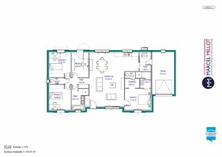  Maison 6 pièces 111 m² Saint-jouvent