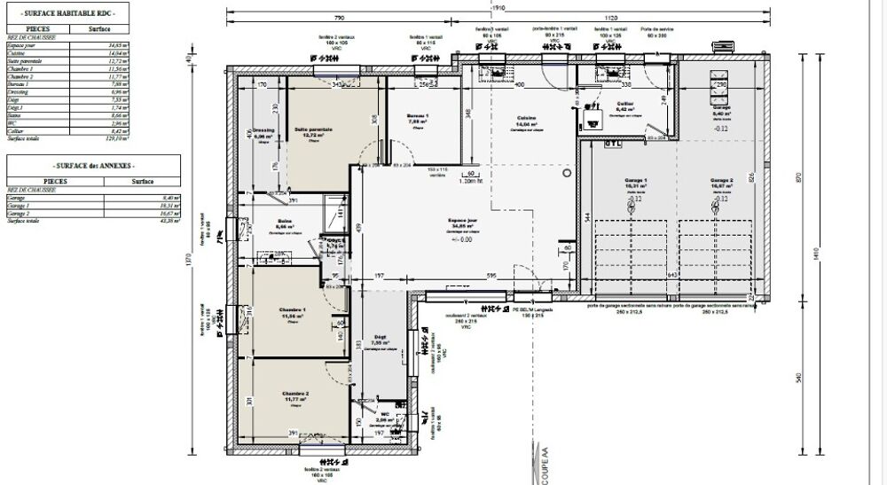 vente Maison - 4 pièce(s) - 120 m² Bonchamp-lès-Laval (53960)