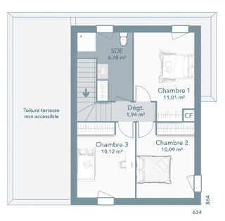  Maison  vendre 5 pices 90 m