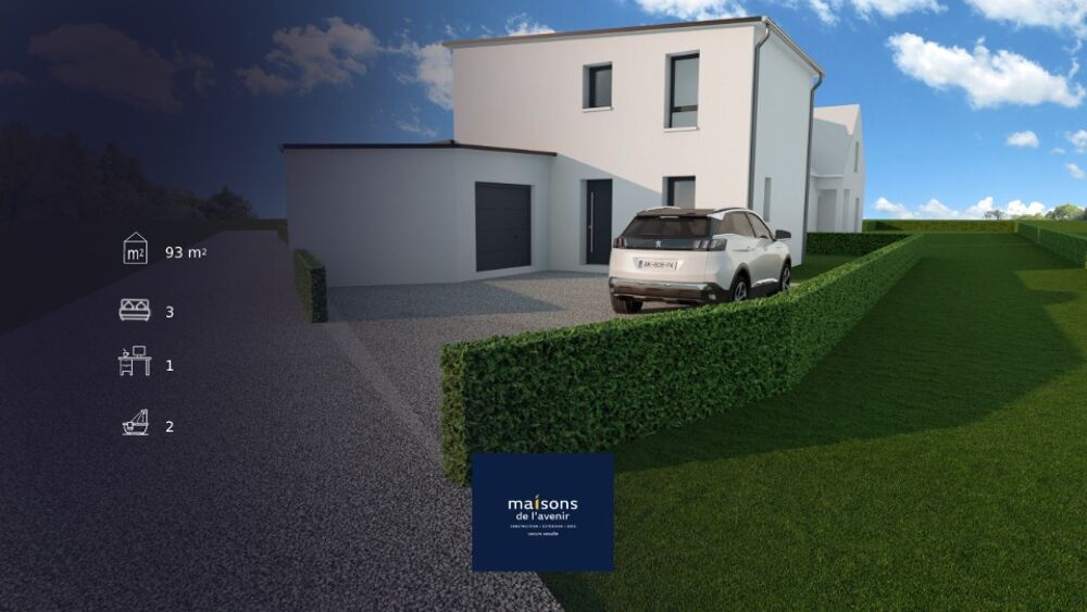 🏡 PROJET MAISON 93 m² À GOVEN Prix global : 273 ....