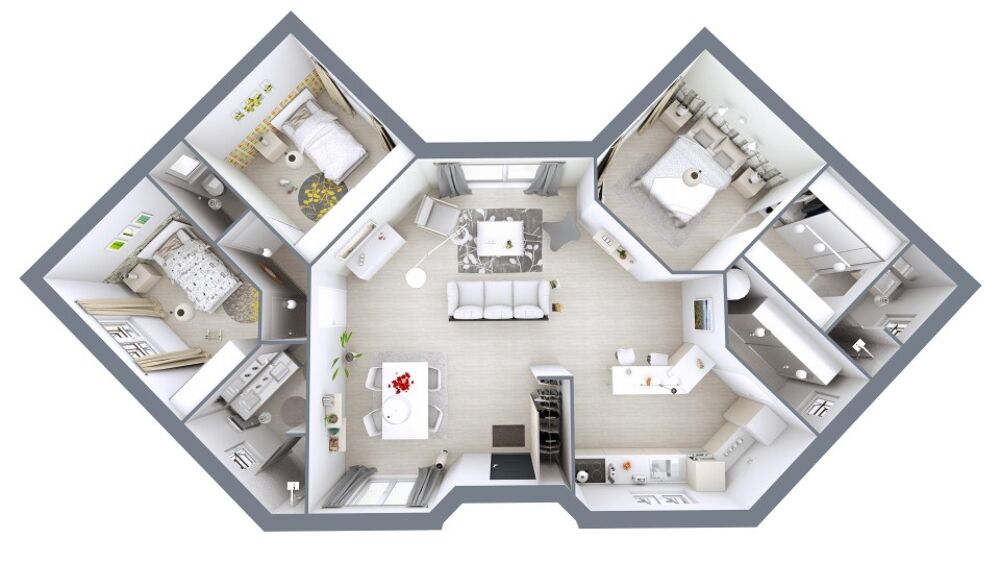 Casseuil : maison de 5 pièces (99 m²) à vendre EMPLA....