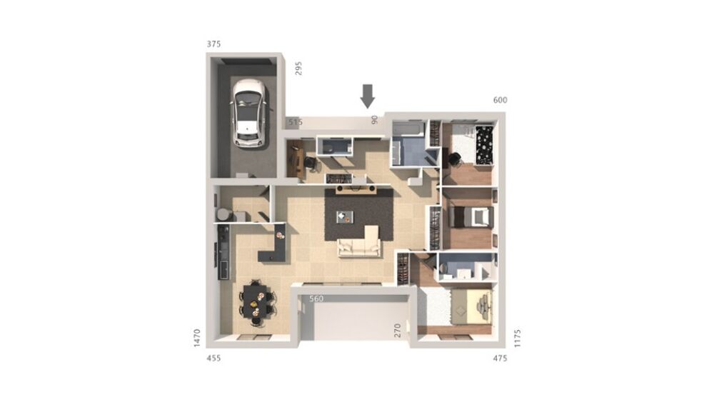vente Maison - 5 pièce(s) - 120 m² Murles (34980)
