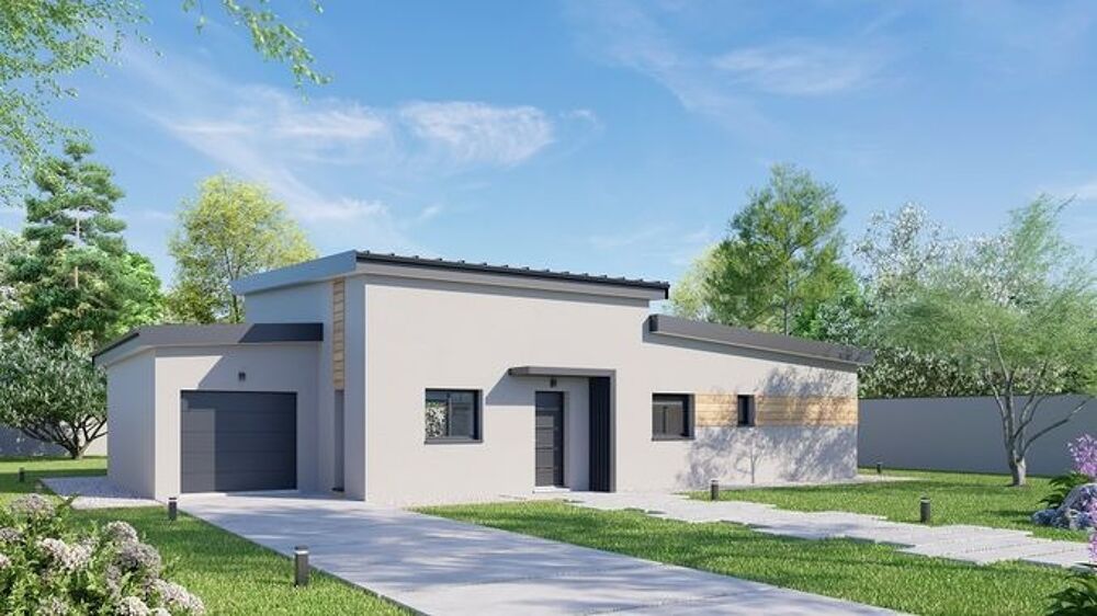 PROJET PRÊT À DÉCORER : terrain 400 m² + maison ossature....