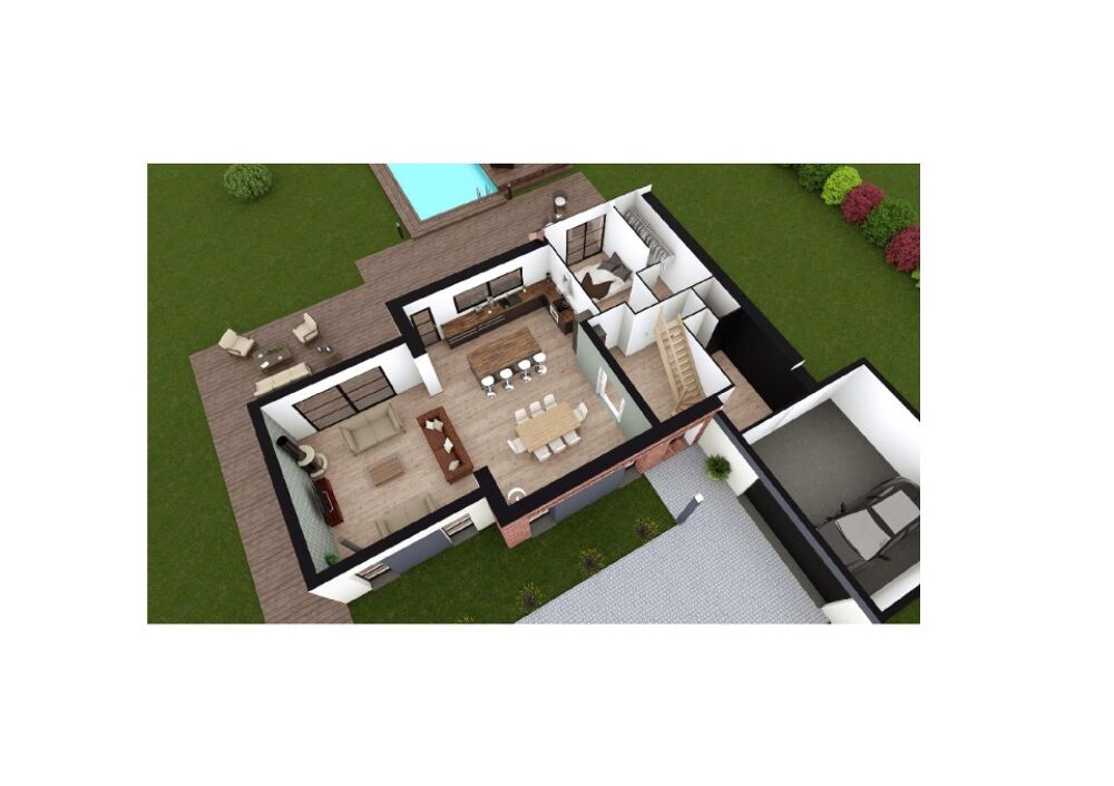 vente Maison - 9 pièce(s) - 165 m² Labeuvrière (62122)
