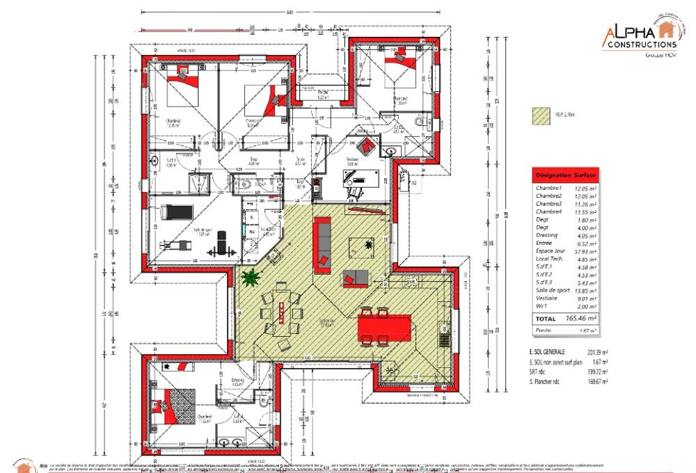 vente Maison - 6 pièce(s) - 165 m² Semussac (17120)
