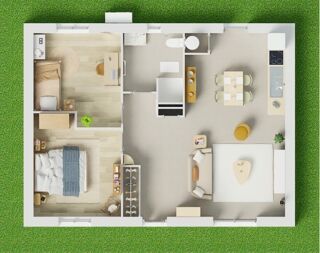  Maison à vendre 3 pièces 60 m²