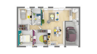  Maison 4 pices 75 m Seilh