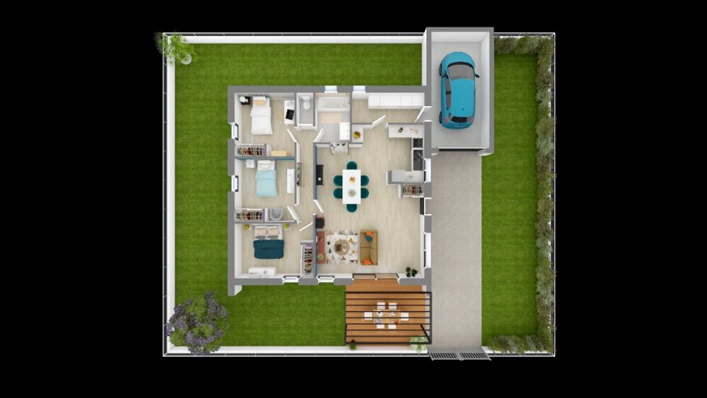 MAISON À CONSTRUIRE DE 91 M² À JUILLAN, 4 PIÈCES, PROCHE....