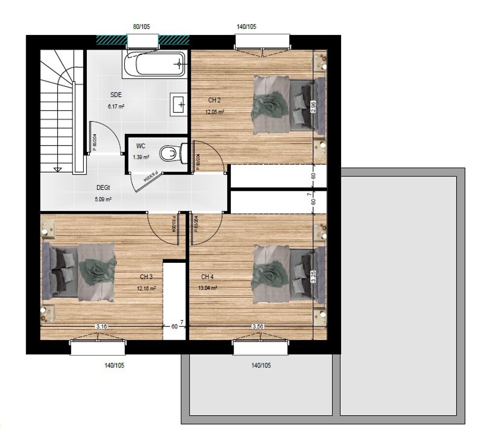 vente Maison - 6 pièce(s) - 107 m² Bouchemaine (49080)