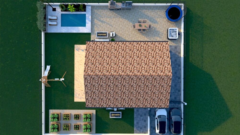 PROJET DE CONSTRUCTION - Maison T5 (85 m²) à Espondeilha....