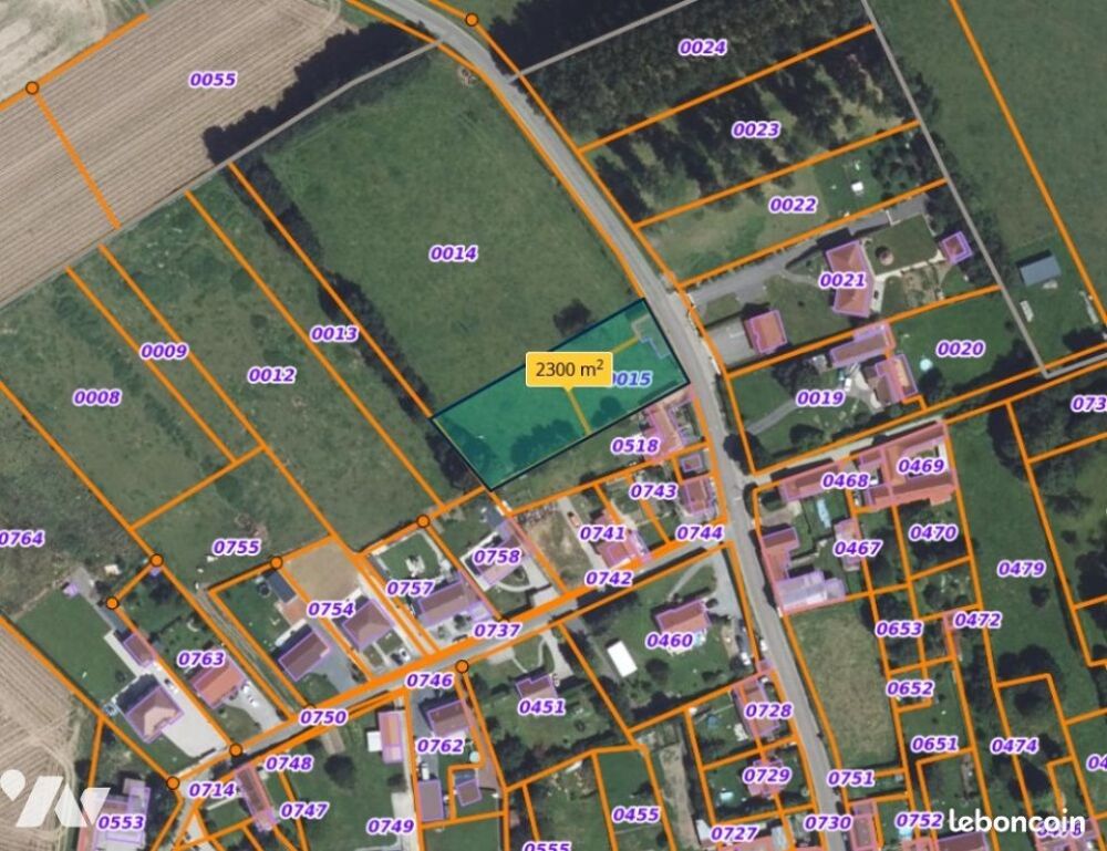 vente Terrain - 2100 m² Saulty (62158)