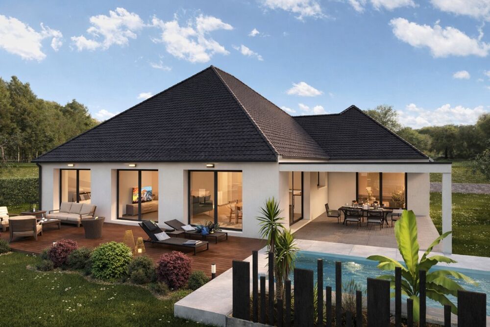 Découvrez cette superbe maison de plain-pied de 163 m², ....