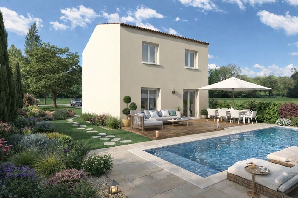 A vendre maison neuve 3 chambres à construire à Montpeza....