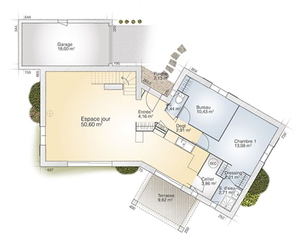 VENTE d'une maison F6 (125 m²) à Montpellier Quartie....