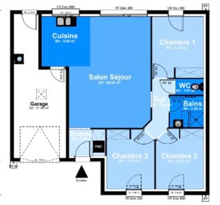  Maison � vendre 3 pi�ces 80 m�