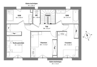  Maison � vendre 3 pi�ces 100 m�