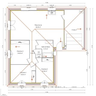  Maison � vendre 5 pi�ces 80 m�