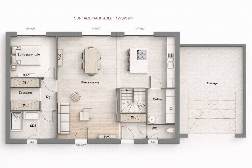 vente Maison - 5 pièce(s) - 130 m² Vierzon (18100)