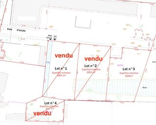  Terrain  vendre 828 m