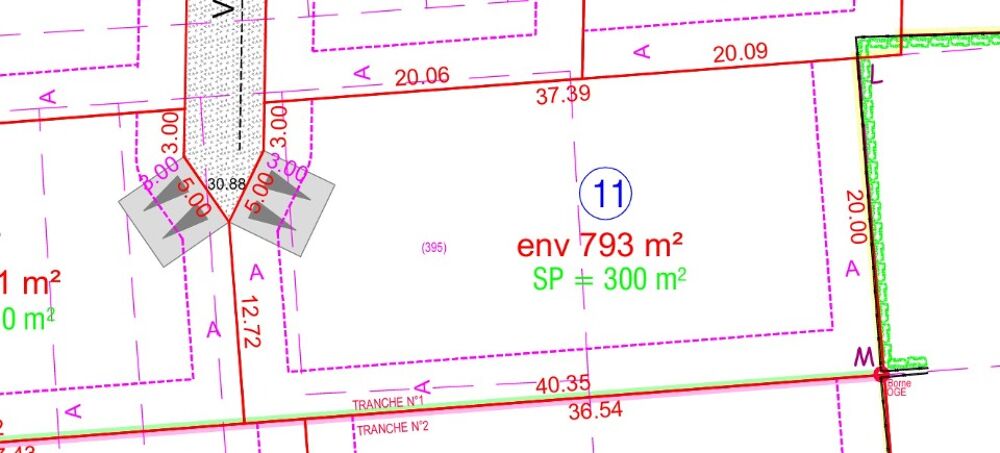 vente Terrain - 793 m² Méricourt (62680)
