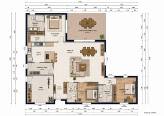  Maison 3 pièces 158 m² Boisseuil