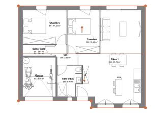  Maison 3 pi�ces 70 m� Vouh�